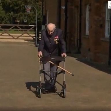 VIDEO: 99-year-old WWII vet raises $15M for health workers amid pandemic