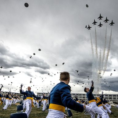 VIDEO: Air Force Academy graduation, a heron snack, lockdown protest: This Week in Pictures