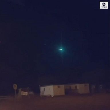 VIDEO: Green fireball shoots across night sky