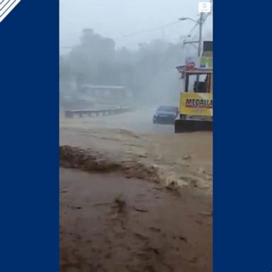 VIDEO: Tropical Storm Isaias brings torrential rain, flash flooding and mudslides to Puerto Rico