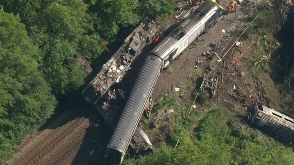 3 Dead After Train Derails In Scotland Abc News
