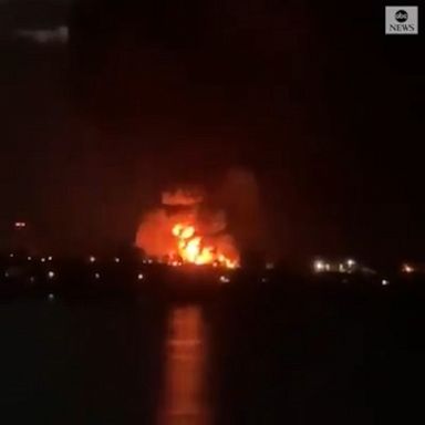 A massive fire broke out at an industrial building in Kent, causing a dramatic explosion near a marina.