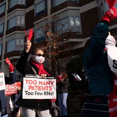 VIDEO: Nurses protest, elephants make friends, lockdowns persist; World in Photos, Dec. 1