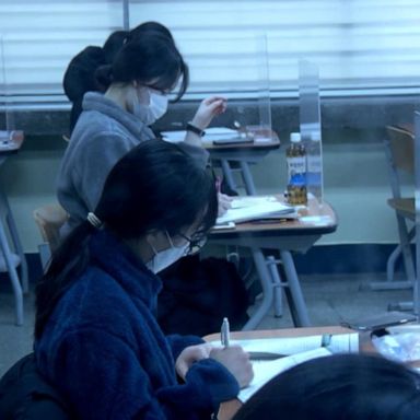 South Korea's national exam takes place amid covid-19 pandemic