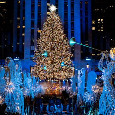 VIDEO: Christmas season begins, snow falls, starlings fly: World in Photos, Dec. 3