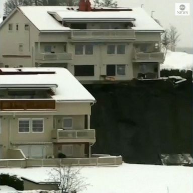 VIDEO: Norway landslide destroys homes