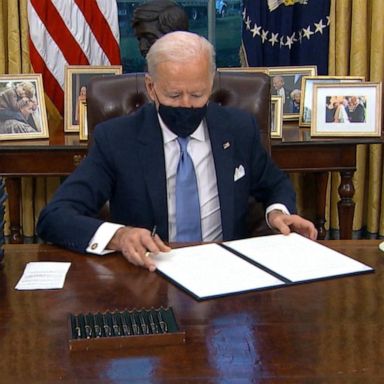 VIDEO: The world watches as President Joe Biden takes over