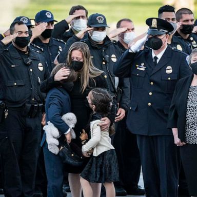 VIDEO: Officer Evans honored, the Kumbh Mela and BLM protests: World in Photos, April 14