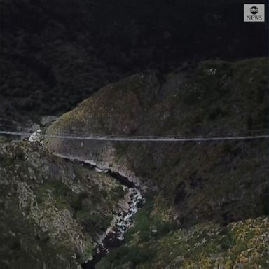 The world's longest pedestrian suspension bridge has been completed in Portugal, offering unforgettable views and anxiety.