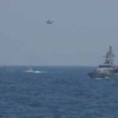 A U.S. Coast Guard vessel fired 30 warning rounds at Iranian boats that came within 150 yards of U.S. ships transiting throug the Strait of Hormuz.