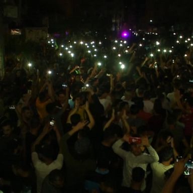 VIDEO: Celebrations in the streets as Israel, Hamas agree to cease-fire