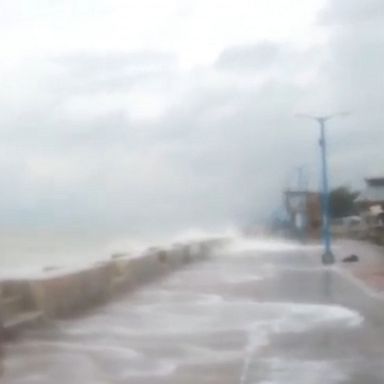 Around 1 million people have already evacuated the east coast of India.