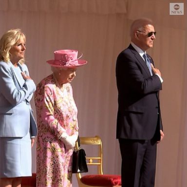 President Joe Biden and first lady Jill Biden visited Windsor Castle on Sunday to meet Queen Elizabeth II after departing from the G-7 summit.