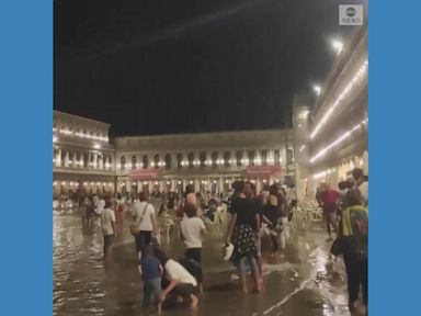 WATCH: Rare flooding in Venice's Piazza San Marco