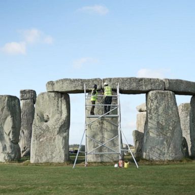 VIDEO: Delicate work underway to preserve Stonehenge