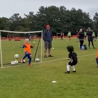 PHOTO: A pre-school kid has been scouted by top Premier League soccer club Arsenal and racked up thousands of online fans, all before his fifth birthday thanks to his incredible goalscoring skills.