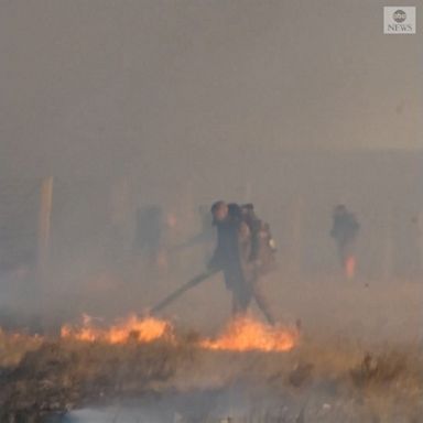 Chinese border police mobilized to combat a wildfire that ignited in Mongolia and spread toward the country’s border.