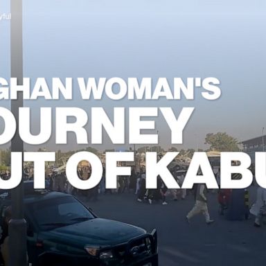 Sarina spoke to ABC News from a military base in Holland about her journey out of Kabul in late August, after the Taliban seized Afghanistan.