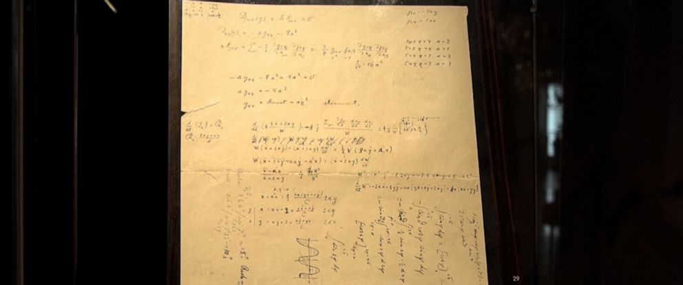 Einstein's Rare Handwritten Notes Sell For $13 Million At Auction