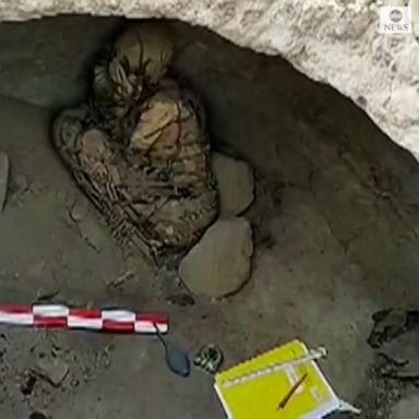 Archaeologists in Peru have unveiled a mummy discovered late this year that they believe could be up to 1,200 years old.