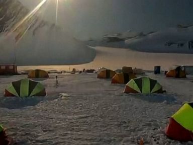 WATCH:  Eclipse brings rare darkness to Antarctica