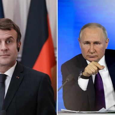 VIDEO: ABC News Live: Macron meets with Putin as Russia-Ukraine tensions grow