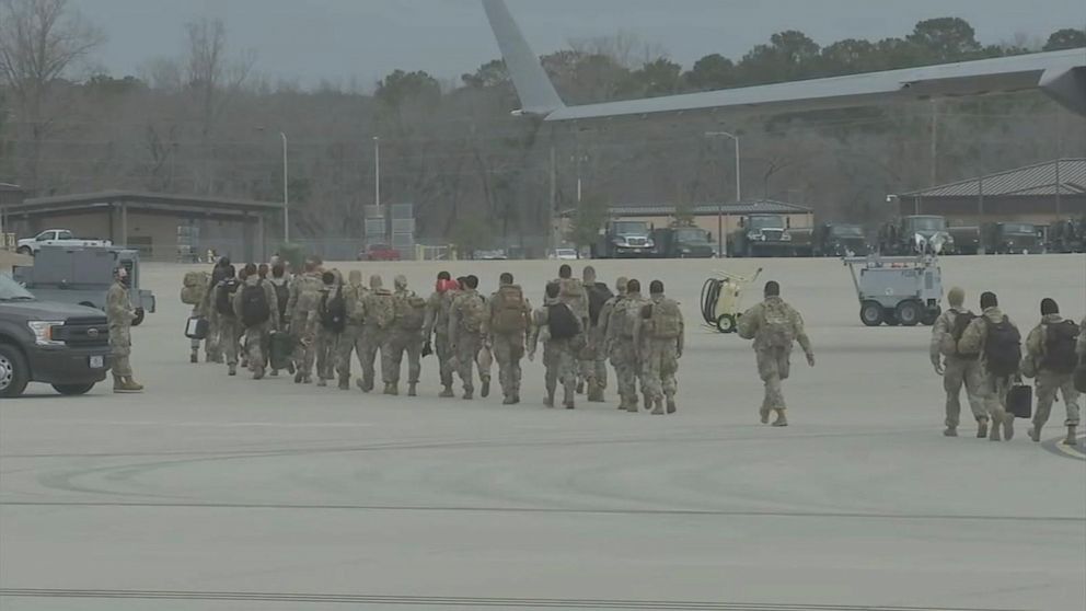 Fort Bragg soldiers among 1st US troops headed to Eastern Europe | GMA