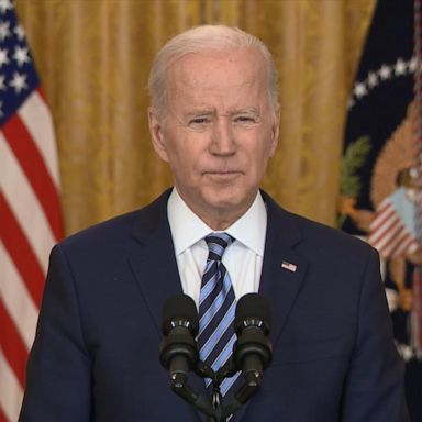 VIDEO: Biden's remarks on Russia's invasion of Ukraine