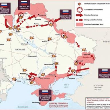 VIDEO: 5 Ukrainian cities surrounded by Russian forces 