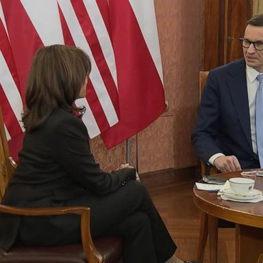 VIDEO: Harris meets with Polish president