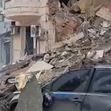 A video released by the State Emergency Service of Ukraine shows the damage. 