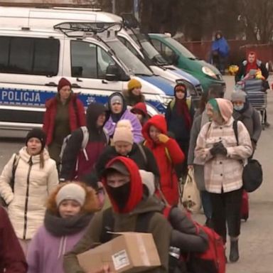 VIDEO: Nearly 3 million refugees have fled Ukraine since war began 