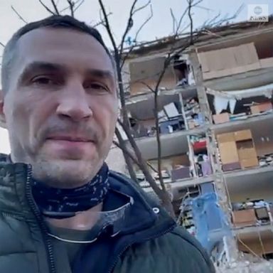  "The blood is on your hands, too," the former Ukrainian professional boxer said, excoriating global businesses that continue to operate within Russia.