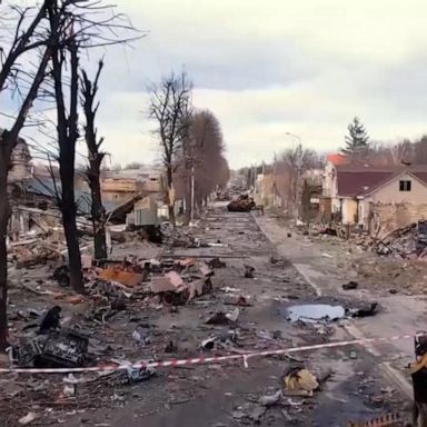 Hundreds of dead Ukrainian civilians were discovered in Bucha, a suburb outside the capital of Kyiv. 