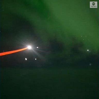 VIDEO: Flight captures aurora australis over Antarctica