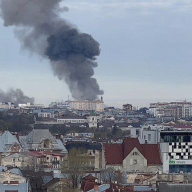 VIDEO: ABC News Live: Russian airstrikes target refugee safe haven in Lviv