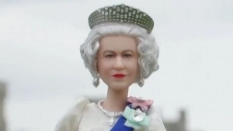 Barbi Li Xxx - Video Queen Elizabeth gets her own Barbie doll for Platinum Jubilee - ABC  News