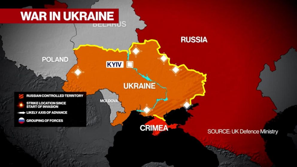 Video Russian forces attempt to surround Ukraine's 'heavily fortified ...