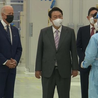 VIDEO: Biden tours Samsung plant while on trip to South Korea