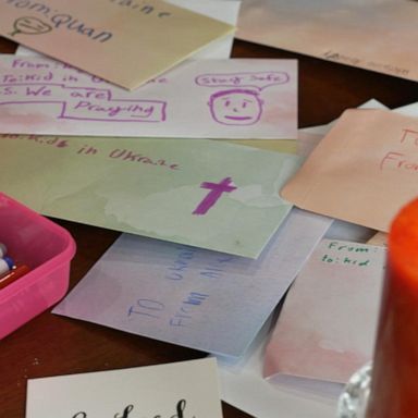 VIDEO: Pen pals with a purpose: Handwritten letters bring hope to children in Ukraine