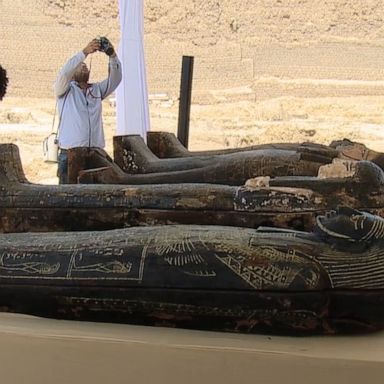 The latest discovery comes two months after five ancient tombs were found nearby.