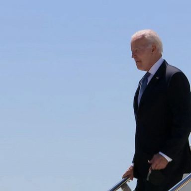 VIDEO: President Biden arrives in Madrid for NATO summit 