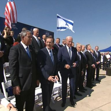 VIDEO: President Biden kicks off Middle East trip in Israel