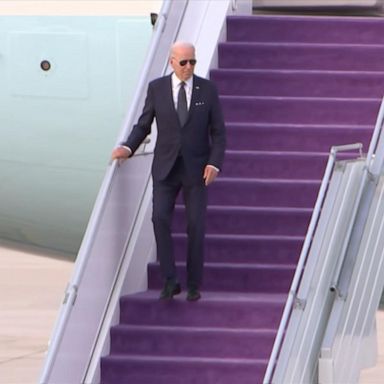 VIDEO: ABC News Live: President Biden arrives in Saudi