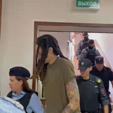 VIDEO: WNBA star Brittney Griner appears in Russian court