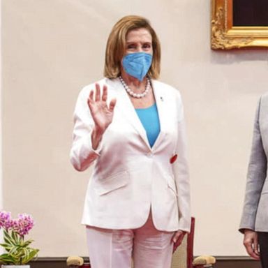 VIDEO: House Speaker Nancy Pelosi visits Taiwan