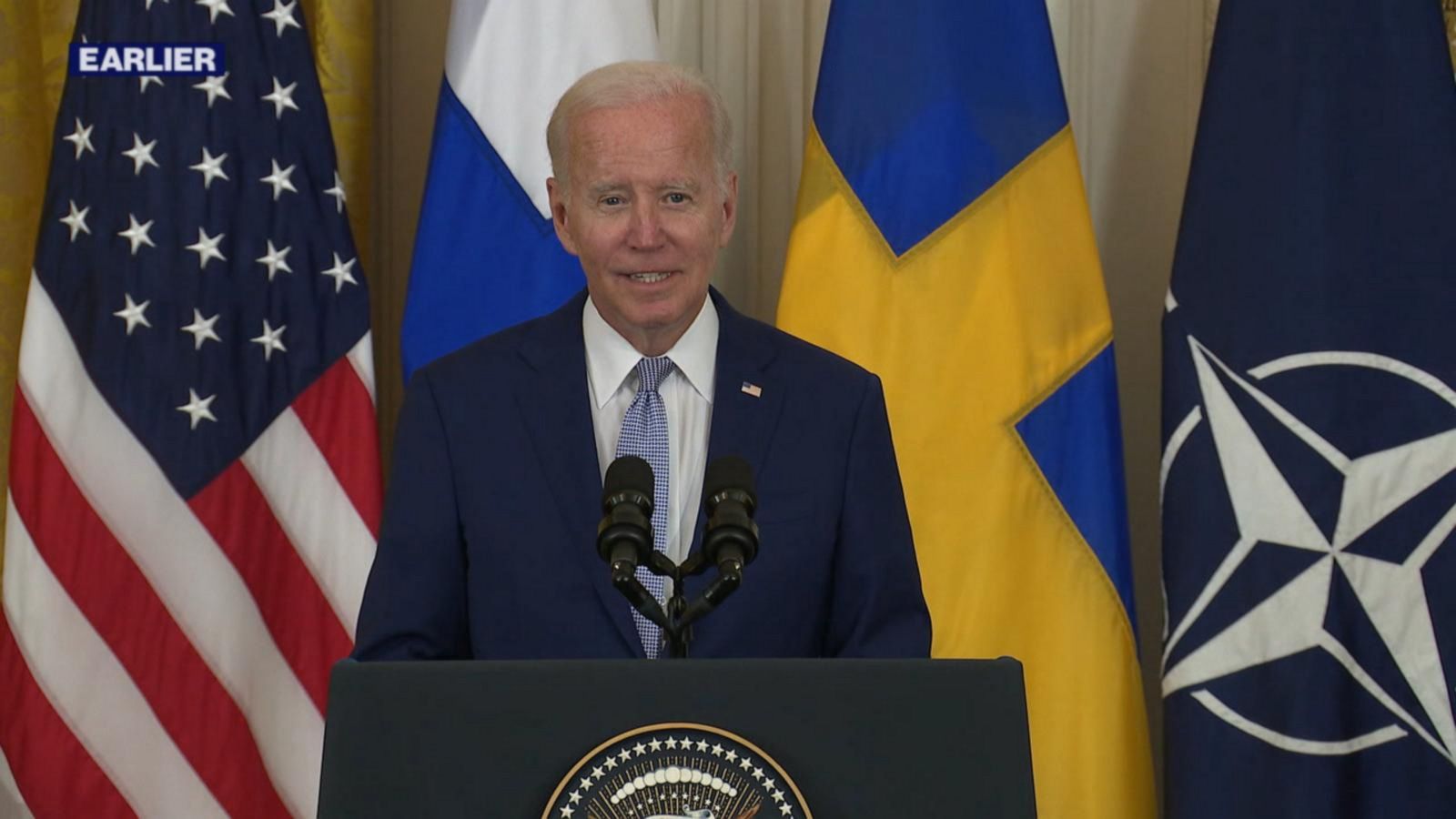Biden backs Sweden and Finland's bids to join NATO - Good Morning America