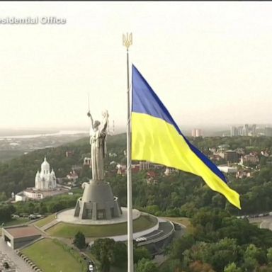 VIDEO: ABC NEWS LIVE: Ukraine celebrates Independence Day amid heightened fears