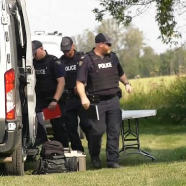 VIDEO: Police expand search for remaining suspect in Canada stabbing spree