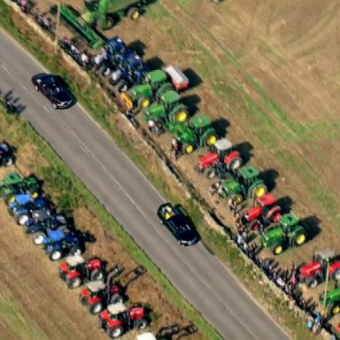 Thousands of people lined up along the route of a hearse carrying the queen's coffin from Balmoral to the Scottish capital of Edinburgh. 